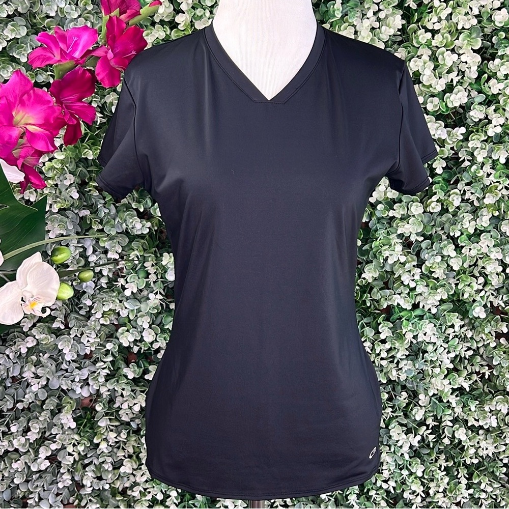 Champion Women’s Black V-Neck Workout Top